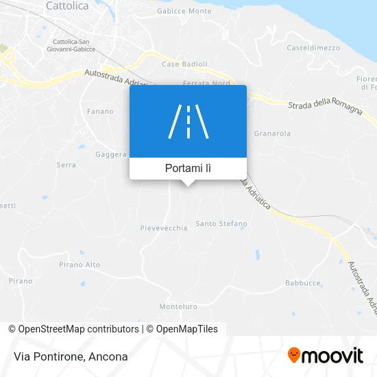 Mappa Via Pontirone