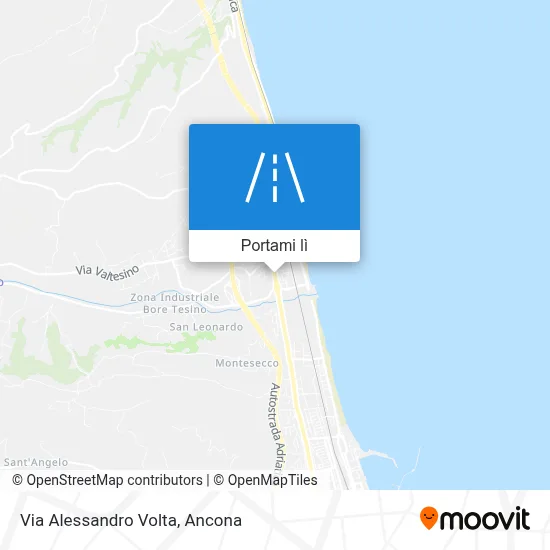 Mappa Via Alessandro Volta