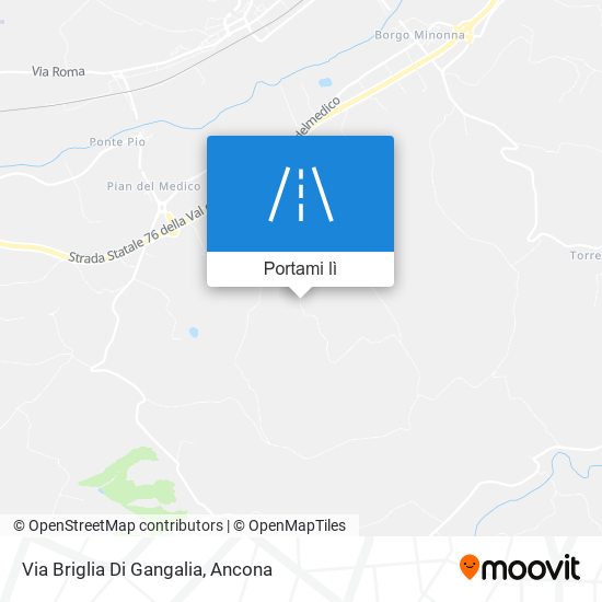 Mappa Via Briglia Di Gangalia