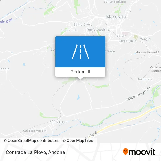 Mappa Contrada La Pieve