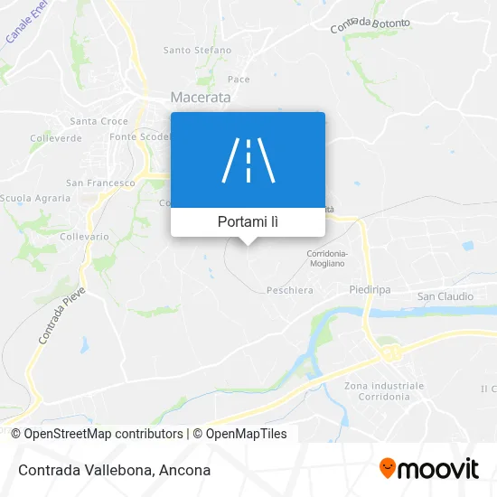 Mappa Contrada Vallebona