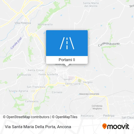 Mappa Via Santa Maria Della Porta