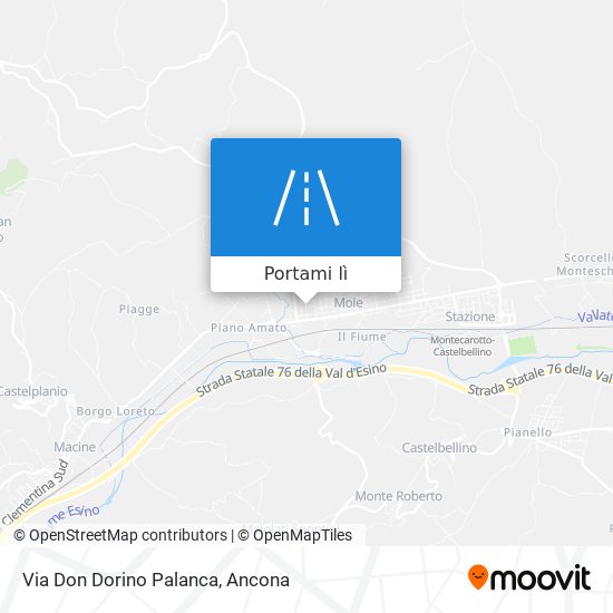 Mappa Via Don Dorino Palanca
