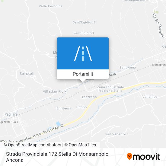 Mappa Strada Provinciale 172 Stella Di Monsampolo