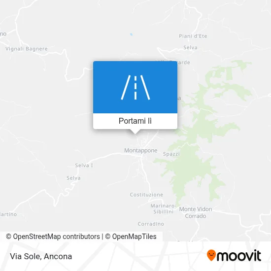 Mappa Via Sole
