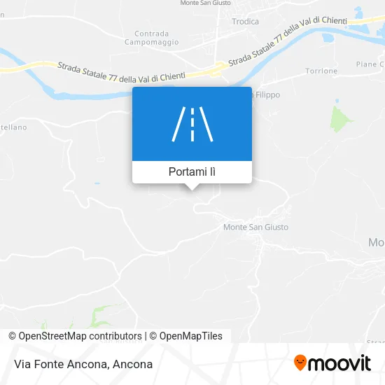 Mappa Via Fonte Ancona