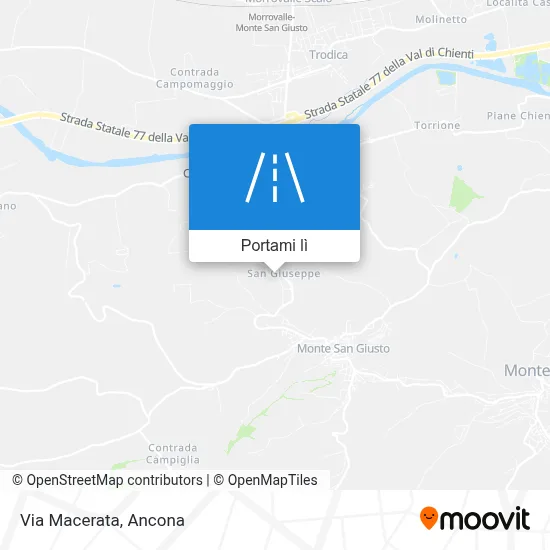 Mappa Via Macerata