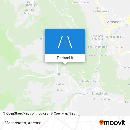 Mappa Moscosetta