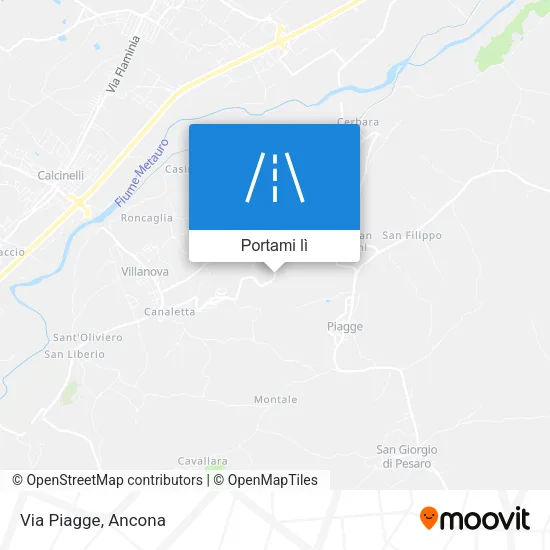 Mappa Via Piagge