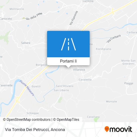 Mappa Via Tomba Dei Petrucci