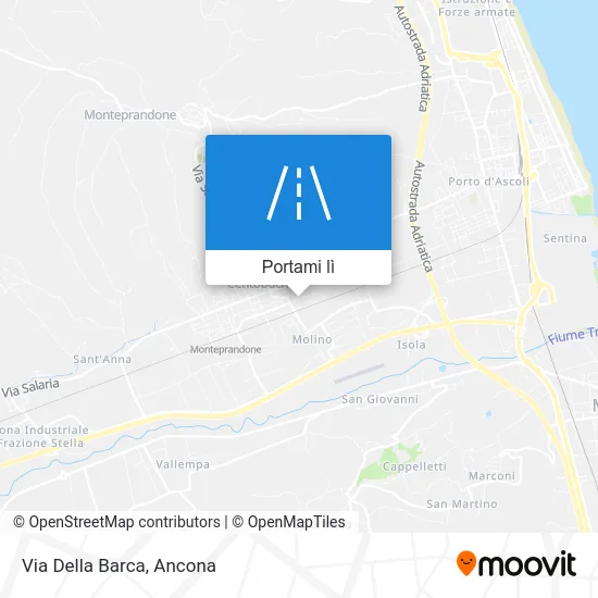 Mappa Via Della Barca