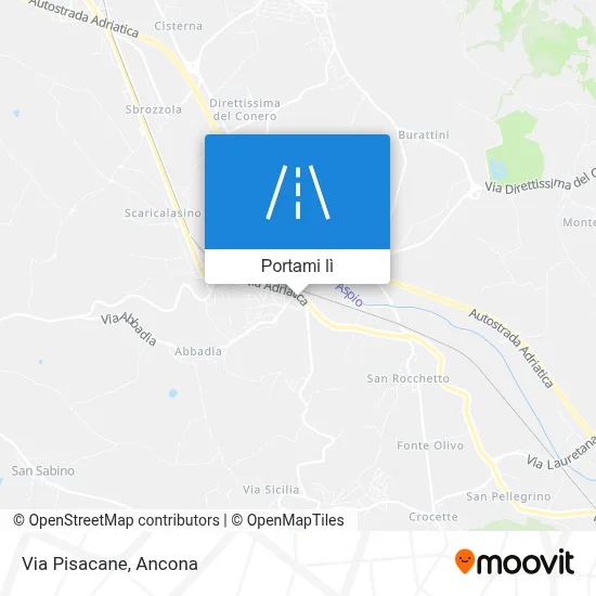 Mappa Via Pisacane