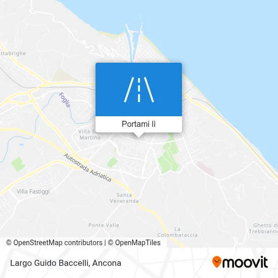 Mappa Largo Guido Baccelli