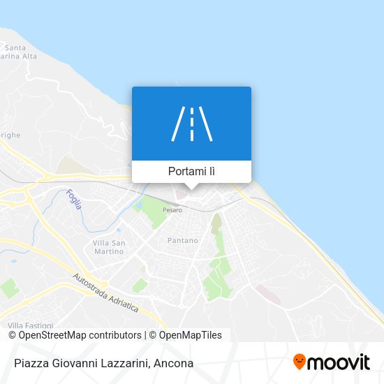 Mappa Piazza Giovanni Lazzarini