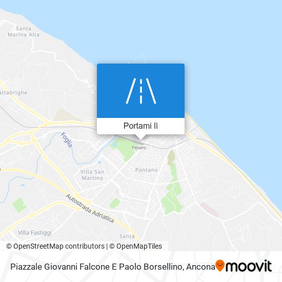 Mappa Piazzale Giovanni Falcone E Paolo Borsellino