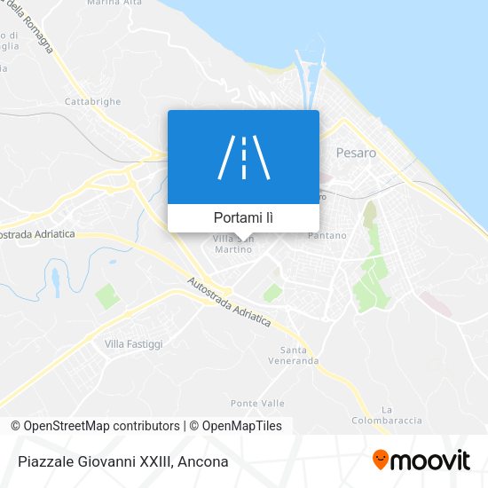 Mappa Piazzale Giovanni XXIII
