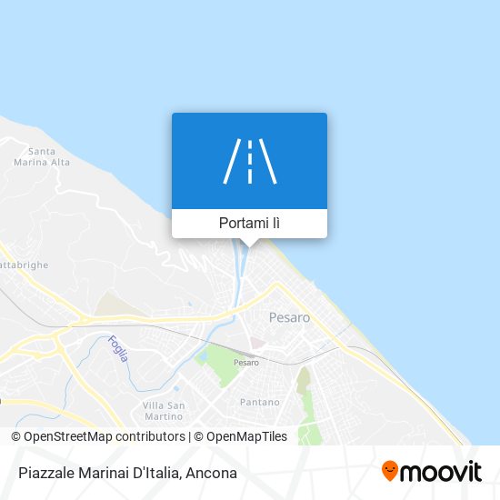 Mappa Piazzale Marinai D'Italia