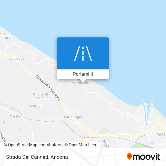 Mappa Strada Dei Canneti