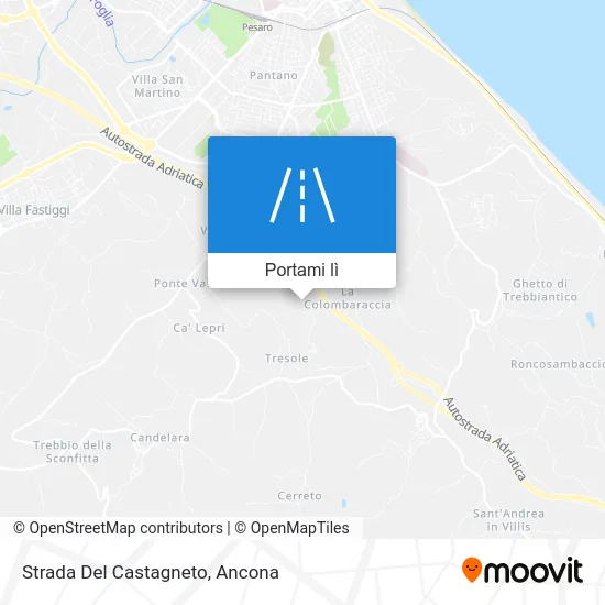 Mappa Strada Del Castagneto