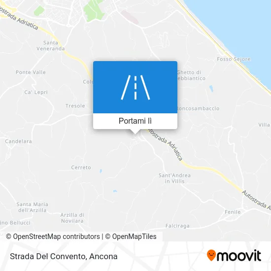 Mappa Strada Del Convento