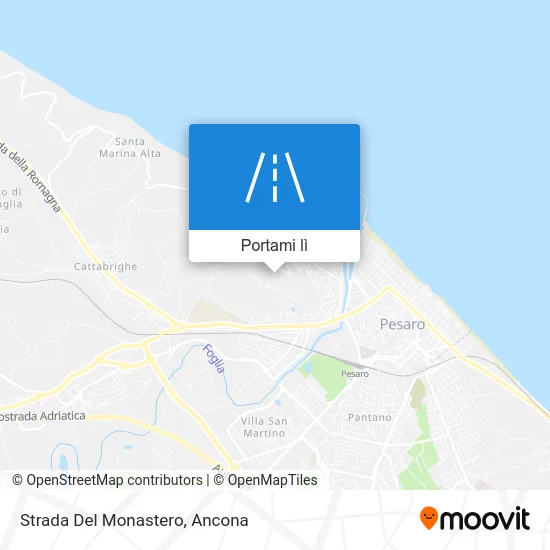 Mappa Strada Del Monastero