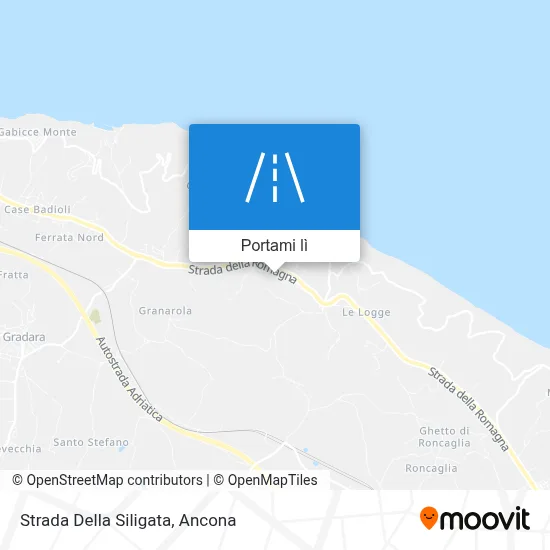 Mappa Strada Della Siligata