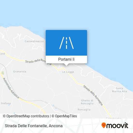 Mappa Strada Delle Fontanelle