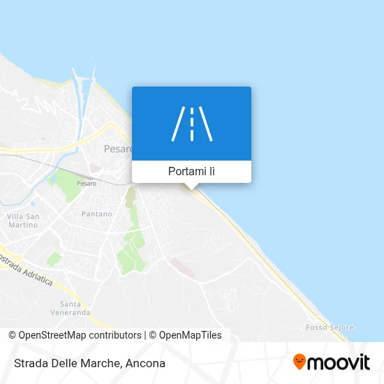 Mappa Strada Delle Marche