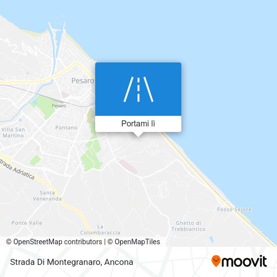 Mappa Strada Di Montegranaro