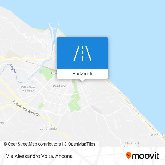 Mappa Via Alessandro Volta