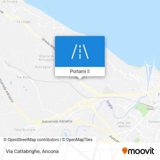 Mappa Via Cattabrighe