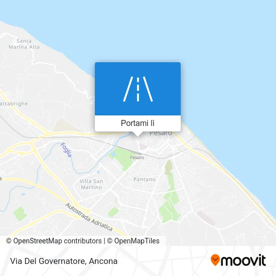 Mappa Via Del Governatore