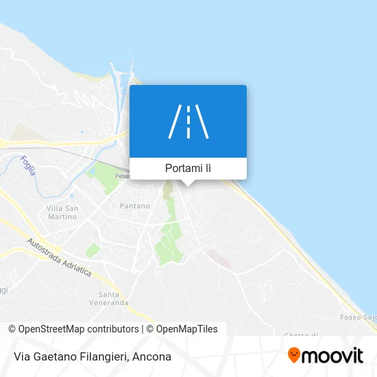 Mappa Via Gaetano Filangieri