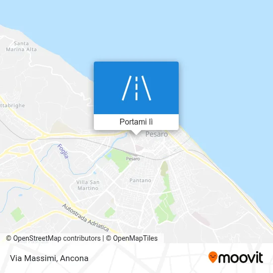 Mappa Via Massimi