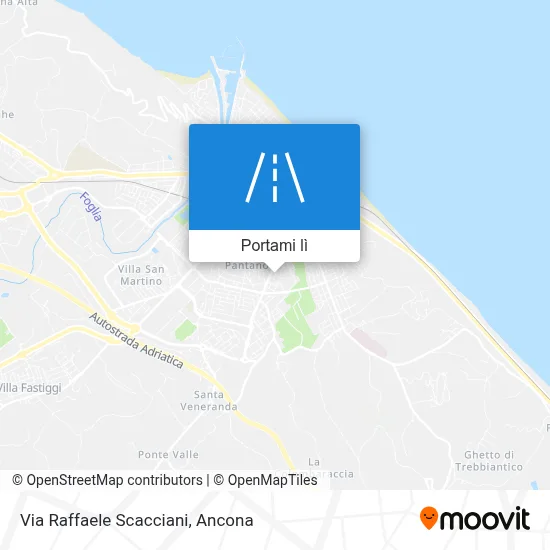 Mappa Via Raffaele Scacciani