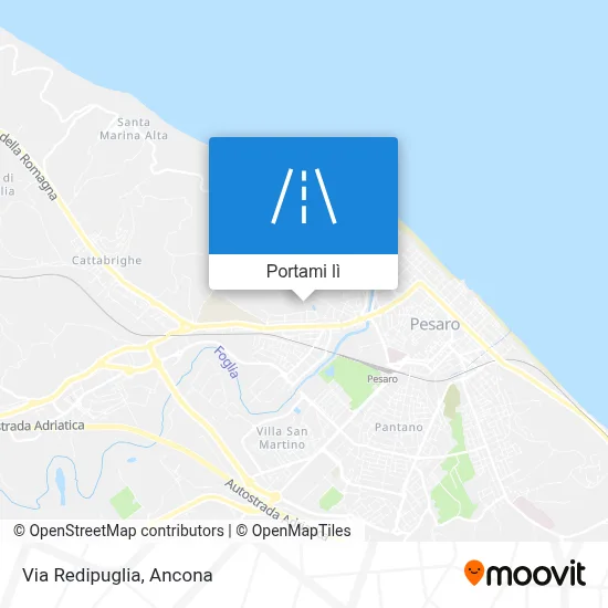 Mappa Via Redipuglia