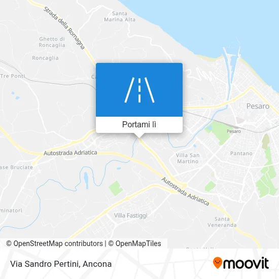 Mappa Via Sandro Pertini