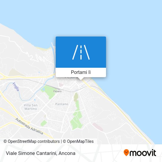 Mappa Viale Simone Cantarini