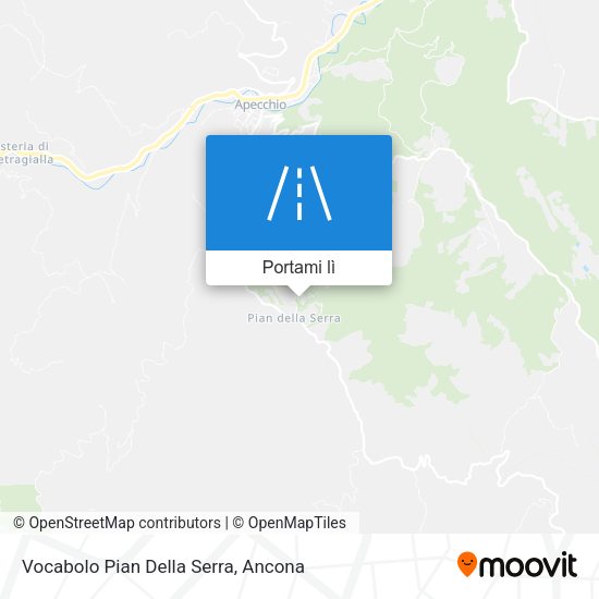 Mappa Vocabolo Pian Della Serra