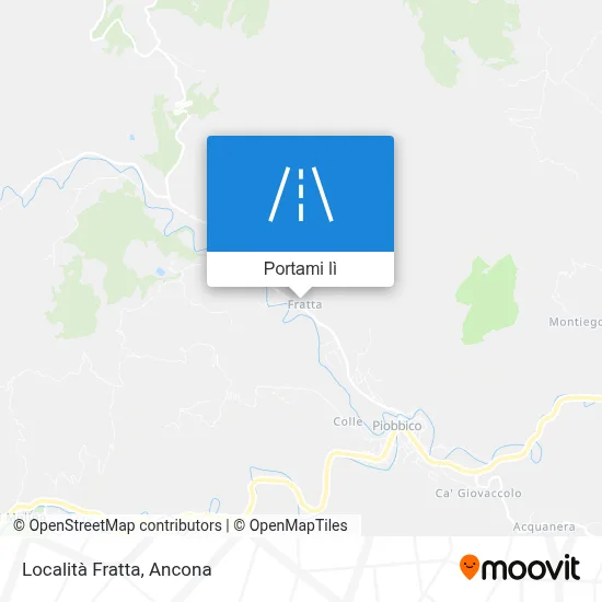 Mappa Località Fratta