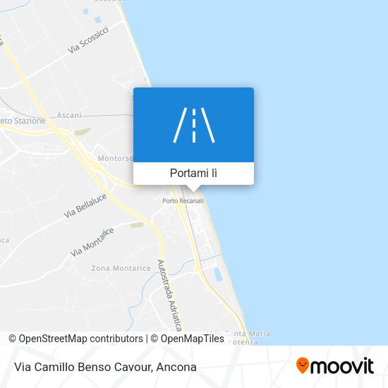 Mappa Via Camillo Benso Cavour