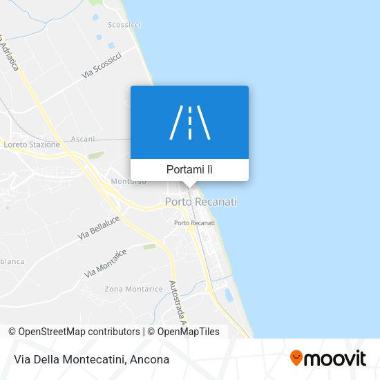 Mappa Via Della Montecatini