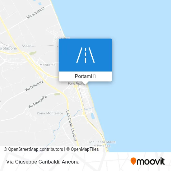 Mappa Via Giuseppe Garibaldi