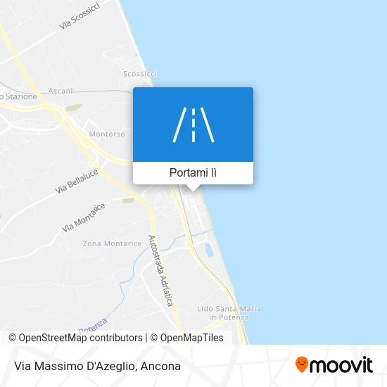 Mappa Via Massimo D'Azeglio