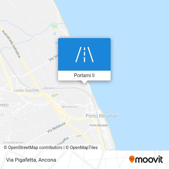 Mappa Via Pigafetta