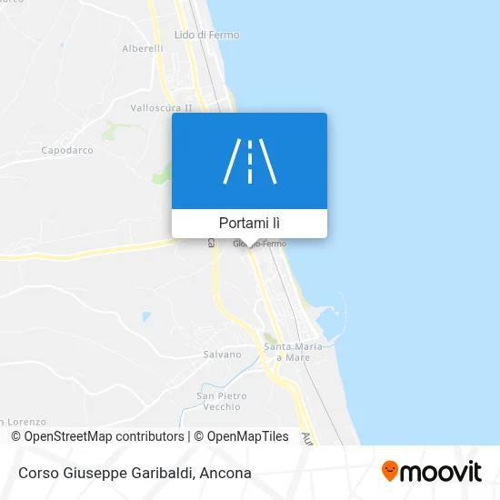 Mappa Corso Giuseppe Garibaldi