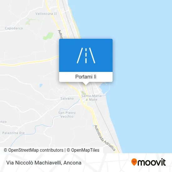 Mappa Via Niccolò Machiavelli