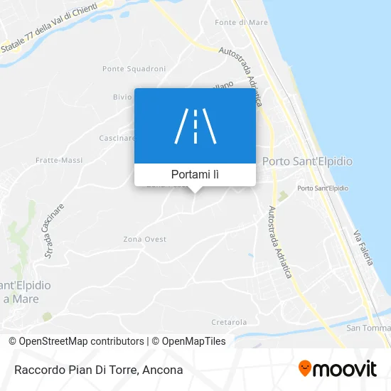 Mappa Raccordo Pian Di Torre