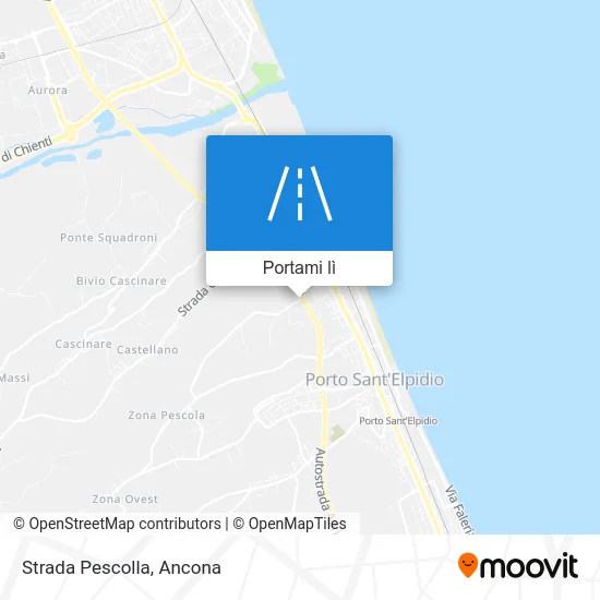 Mappa Strada Pescolla