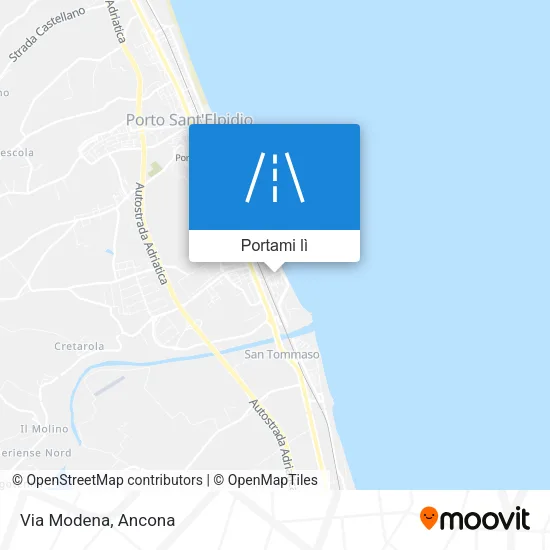Mappa Via Modena